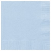 20 Servilletas Celeste 33x33 CM