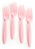 10 TENEDORES ROSAS