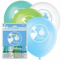 8 GLOBOS LATEX BOY CIGÜEÑA 