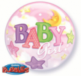 GLOBO BURBUJA BABY GIRL 56CM