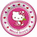 8 PLATOS HELLO KITTY 23CM 